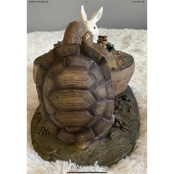 Tortoise & HareTic Tac Toe Game Set Figurine Carrot/Flowerpot Removable Pieces - Picture 6 of 12